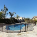 Removable pool fence by Folsom Lake Fence Company